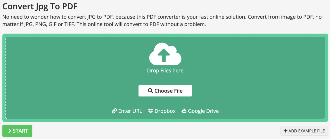 Online pdf converter free